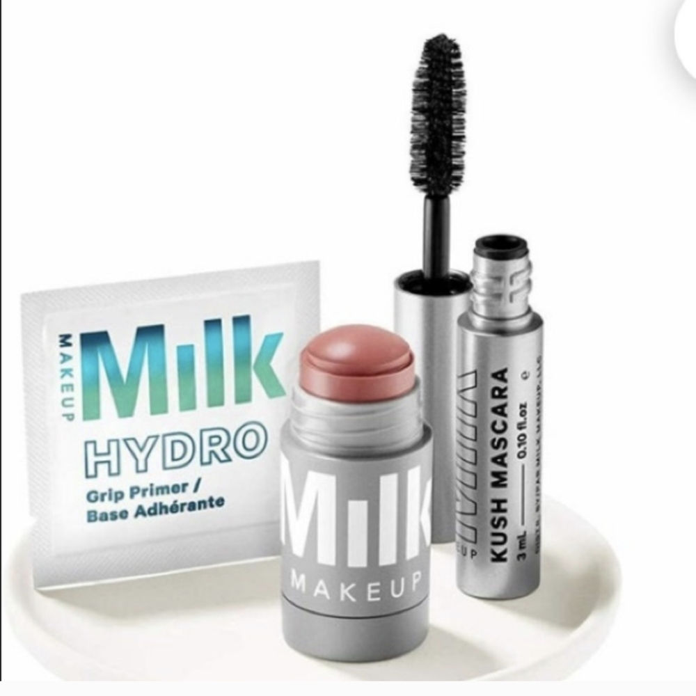 🆕 Milk Sephora Beauty Kush Mascara Mini Lip + Cheek Werk Hydro Grip Primer